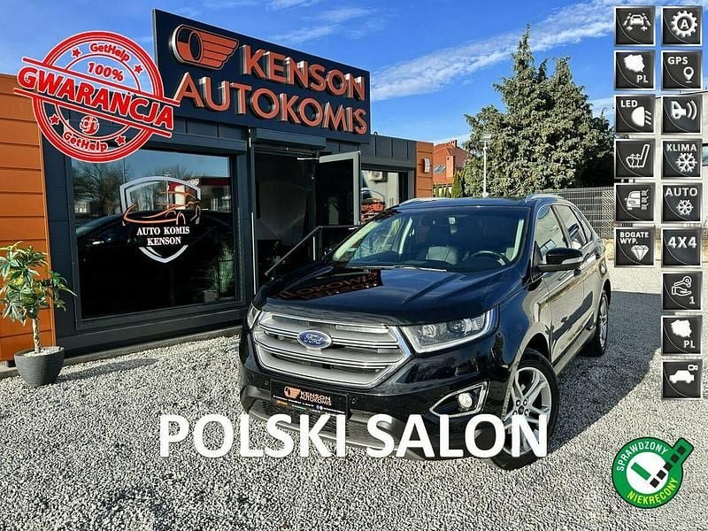 Czarny (metalik, perła) Używany 2016 Ford Edge SUV | 62 900 zł (Dobra cena) - Obraz 1/4