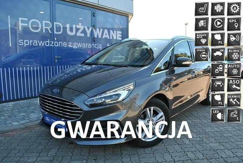 Grafitowy Używany 2020 Ford S-MAX Titanium X Minivan | 119 900 zł - Obraz 1/4