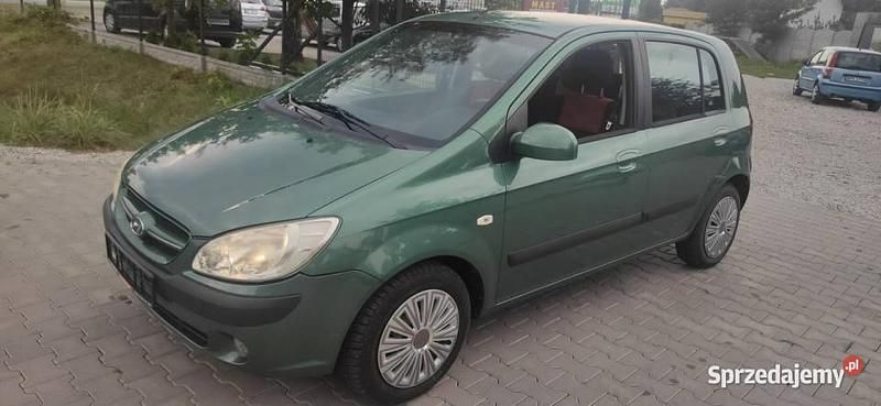 Używany Hyundai Getz 67 KM (49 kW) 2007 Zielony Hatchback