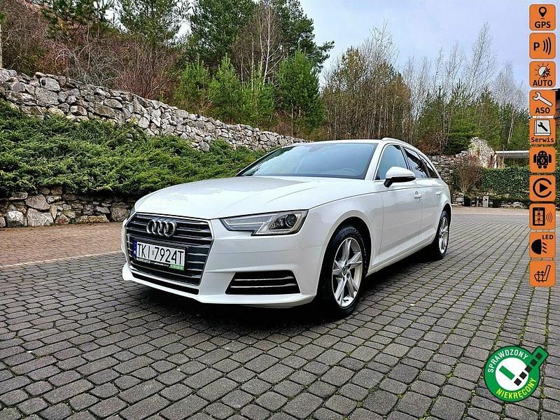 Biały Używany 2016 Audi A4 Kombi | 53 900 zł (Uczciwa cena) - Obraz 1/4
