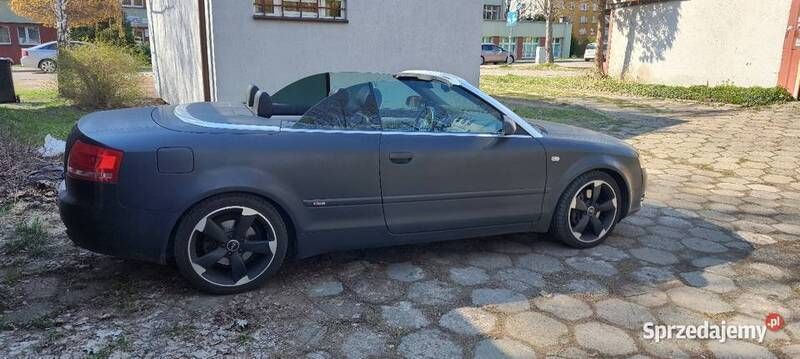 Czarny Używany 2006 Audi A4 Cabriolet S-Line Kabriolet | 31 000 zł - Obraz 1/4