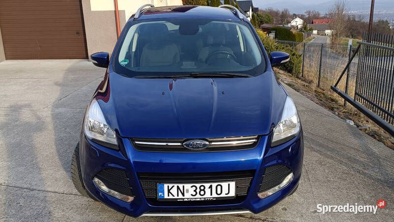 Niebieski Używany 2016 Ford Kuga SUV | 42 900 zł (Super Cena) - Obraz 1/4