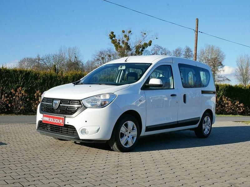 Biały Używany 2019 Dacia Dokker Minivan | 41 400 zł (Uczciwa cena) - Obraz 1/4