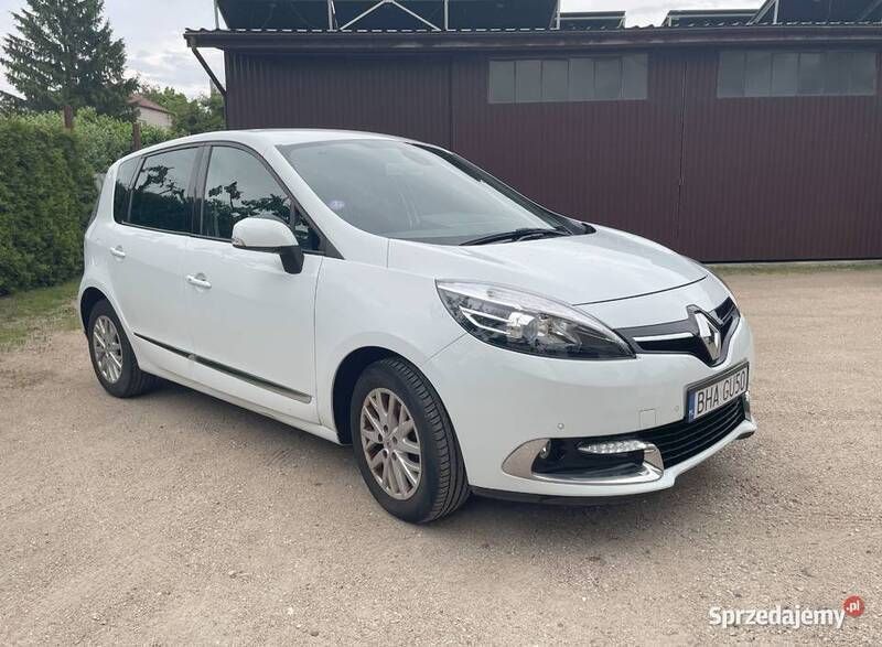 Biały Używany 2016 Renault Scénic III Minivan | 18 200 zł (Super Cena) - Obraz 1/4