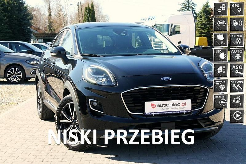 Czarny (metalik) Używany 2021 Ford Puma Gen-E SUV | 59 999 zł - Obraz 1/4