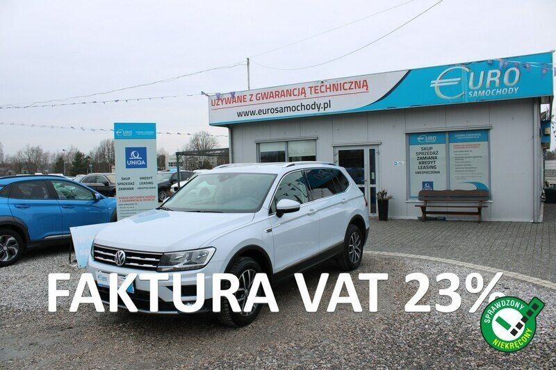 Biały (metalik) Używany 2018 VW Tiguan Allspace Comfortline SUV | 68 211 zł (Uczciwa cena) - Obraz 1/4