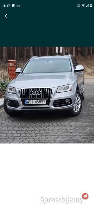 Srebrny Używany 2016 Audi Q5 SUV | 75 000 zł - Obraz 1/4