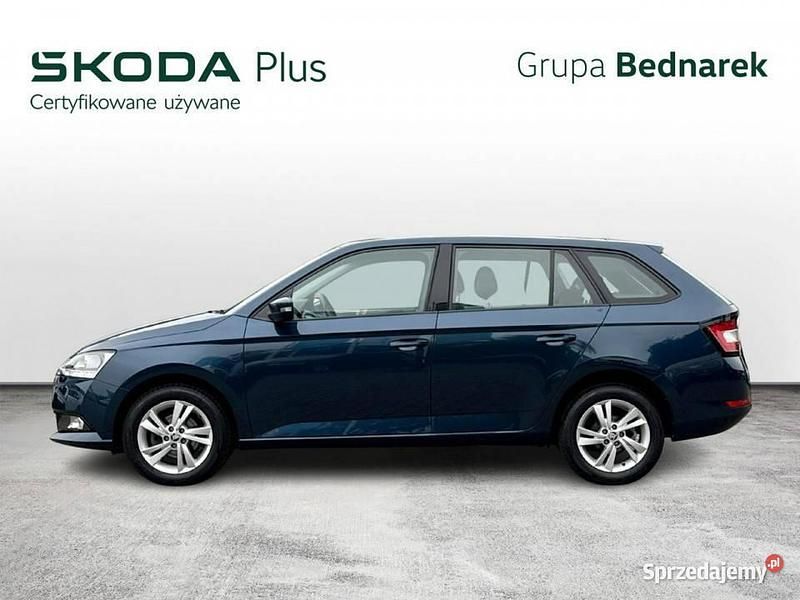 Niebieski Używany 2021 Skoda Fabia Kombi | 53 900 zł (Drogi) - Obraz 1/4