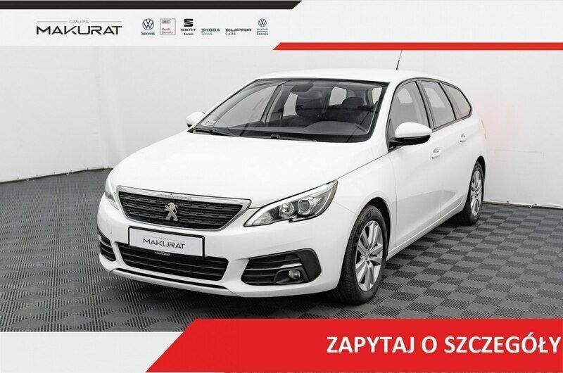 Biały (metalik) Używany 2021 Peugeot 308 Kombi | 46 640 zł (Uczciwa cena) - Obraz 1/4