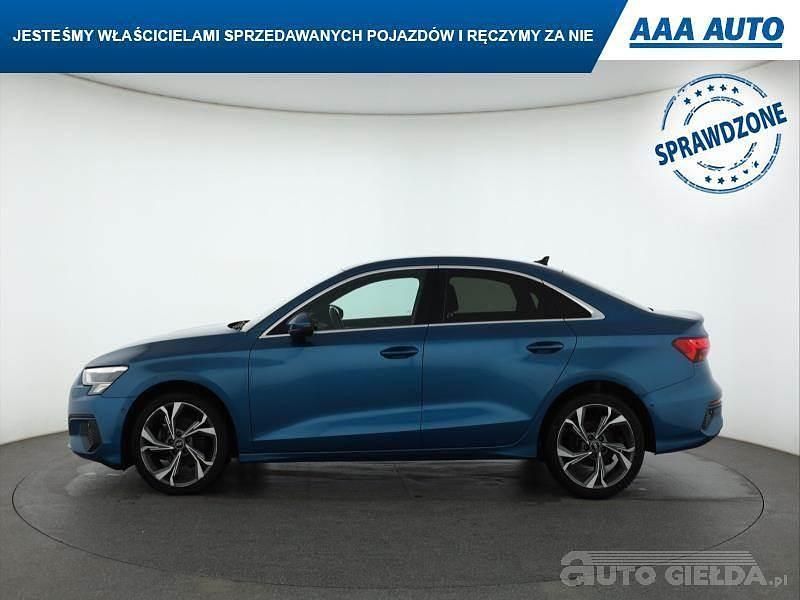 Używany Audi A3 150 KM (110 kW) 2021 Błękitny Sedan/Limuzyna