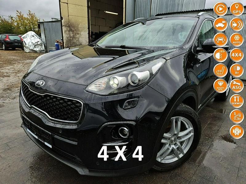 Czarny Używany 2018 Kia Sportage SUV | 64 998 zł (Uczciwa cena) - Obraz 1/4