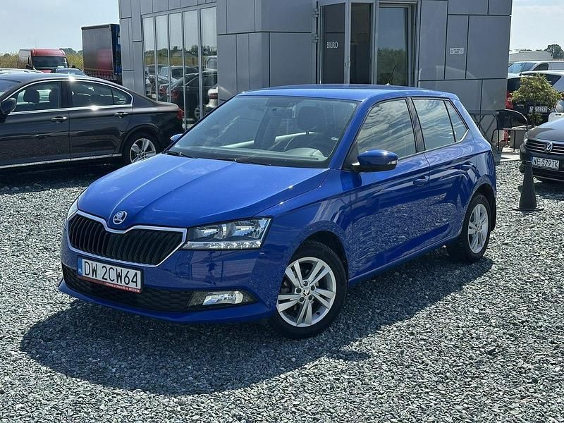 Niebieski Używany 2019 Skoda Fabia Hatchback | 34 900 zł (Dobra cena) - Obraz 1/4