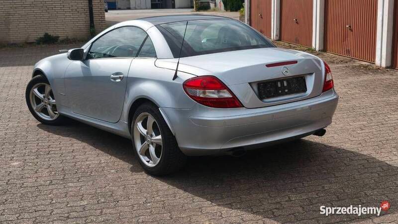 Srebrny Używany 2005 Mercedes SLK200 Kabriolet | 29 990 zł - Obraz 1/4