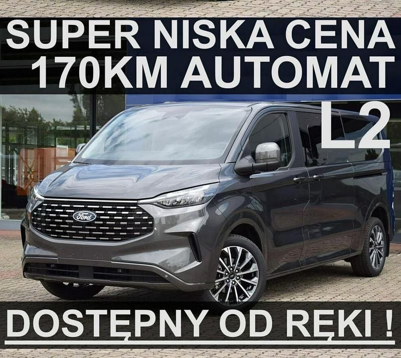 Szary (metalik) Używany 2024 Ford Tourneo Custom Van | 260 000 zł - Obraz 1/4