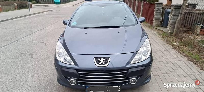 Grafitowy Używany 2007 Peugeot 307 CC Kabriolet | 4300 zł - Obraz 1/4