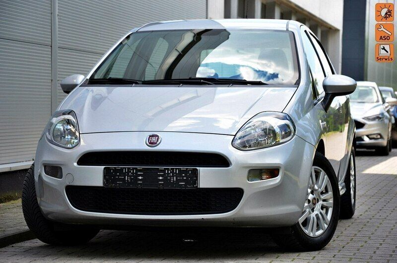 Srebrny Używany 2015 Fiat Punto Evo Star Hatchback | 18 900 zł - Obraz 1/4
