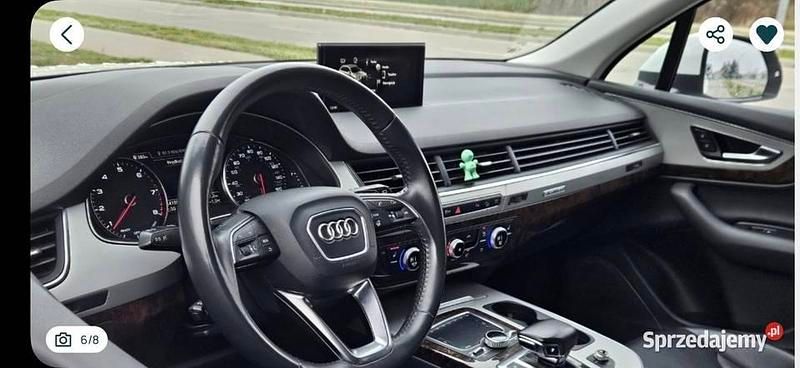 Biały Używany 2017 Audi Q7 SUV | 96 500 zł - Obraz 1/4