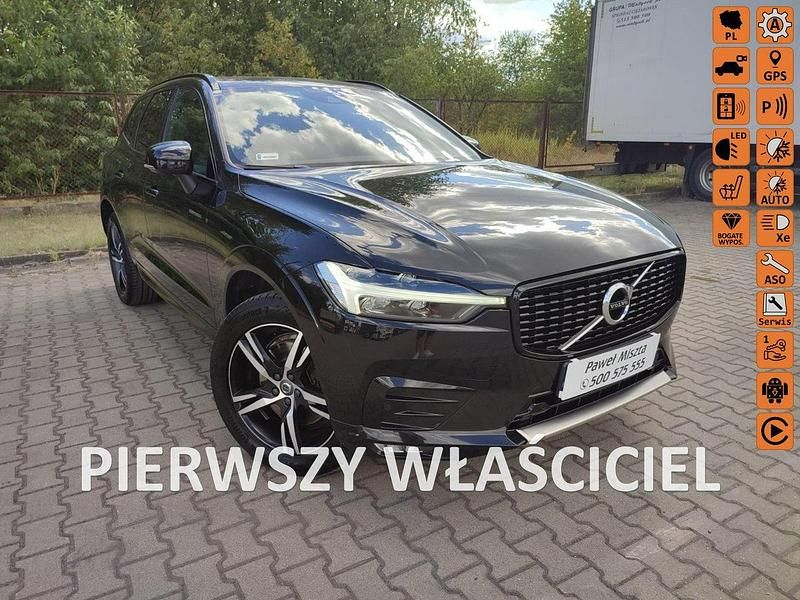 Czarny (metalik) Używany 2021 Volvo XC60 SUV | 142 900 zł (Dość drogi) - Obraz 1/4