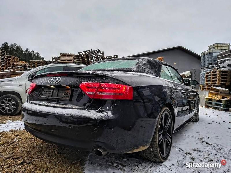 Używany Audi A5 Cabriolet S-Line 2009 Czarny Kabriolet