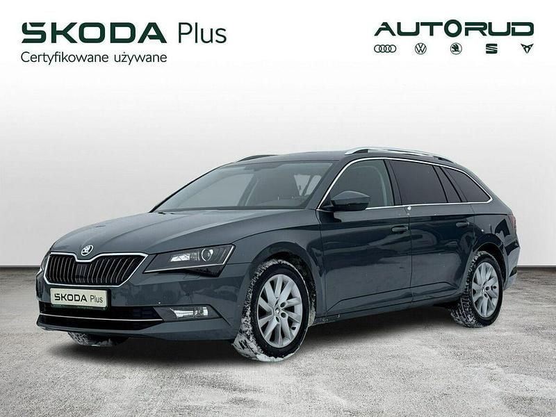Szary Używany 2018 Skoda Superb Ambition Kombi | 73 900 zł (Dobra cena) - Obraz 1/4