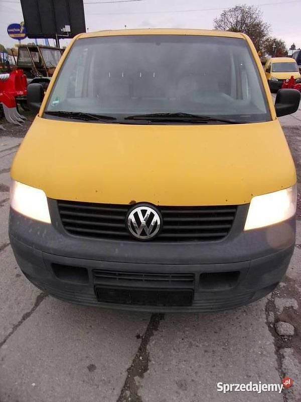 Żółty Używany 2007 VW T5 Van | 16 000 zł - Obraz 1/4