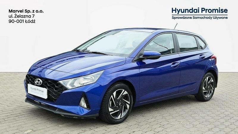 Niebieski Używany 2023 Hyundai i20 Hatchback | 63 300 zł (Uczciwa cena) - Obraz 1/4