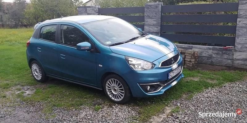 Niebieski Używany 2019 Mitsubishi Space Star Hatchback | 21 000 zł (Super Cena) - Obraz 1/4