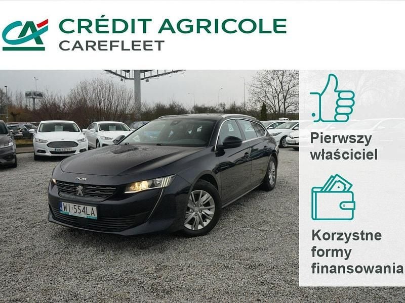 Niebieski Używany 2021 Peugeot 508 SW Active Kombi | 60 400 zł - Obraz 1/4
