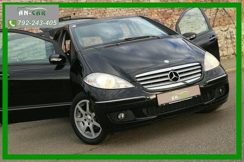 Czarny Używany 2007 Mercedes A150 Elegance Hatchback | 14 900 zł (Super Cena) - Obraz 1/4