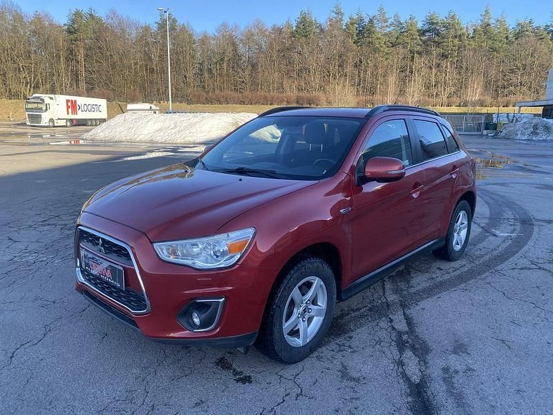 Używany Mitsubishi ASX 116 KM (85 kW) 2014 Bordowy SUV