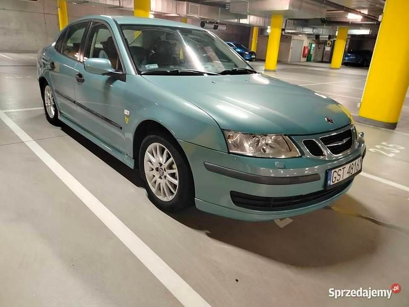 Niebieski Używany 2003 Saab 9-3 Sedan/Limuzyna | 7700 zł - Obraz 1/4