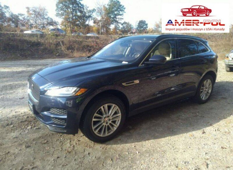 Niebieski Używany 2018 Jaguar F-Pace SUV | 118 000 zł - Obraz 1/4