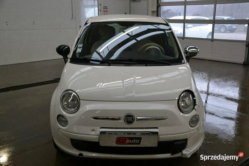 Biały Używany 2009 Fiat 500 Hatchback | 5200 zł - Obraz 1/4