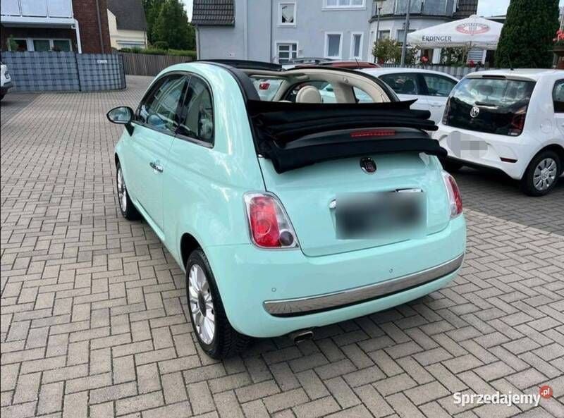 Zielony Używany 2014 Fiat 500 Kabriolet | 29 500 zł (Dość drogi) - Obraz 1/4
