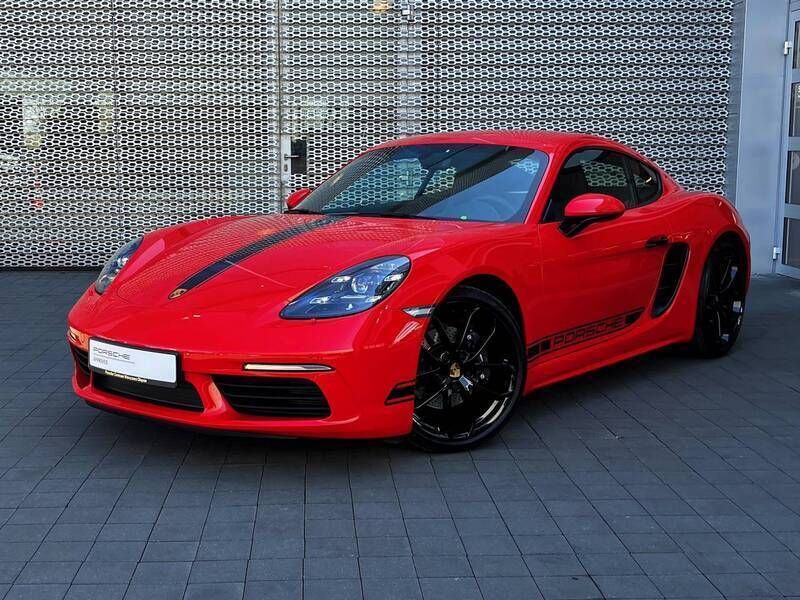Guards red Używany 2024 Porsche 718 Cayman Edition | 349 000 zł - Obraz 1/4