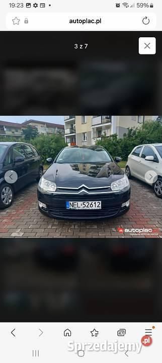 Czarny Używany 2010 Citroën C5 Kombi | 17 000 zł - Obraz 1/4