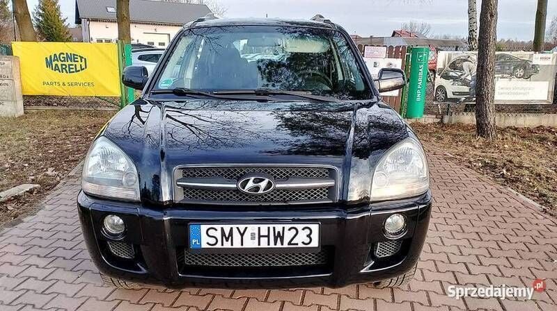 Czarny Używany 2008 Hyundai Tucson SUV | 20 900 zł (Uczciwa cena) - Obraz 1/4