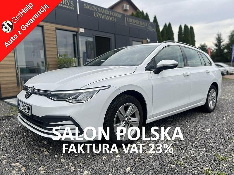 Biały (metalik) Używany 2021 VW Golf VIII Kombi | 67 900 zł (Uczciwa cena) - Obraz 1/4