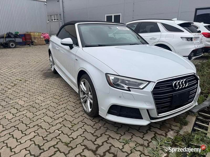 Biały Używany 2018 Audi A3 Cabriolet Kabriolet | 42 000 zł - Obraz 1/4