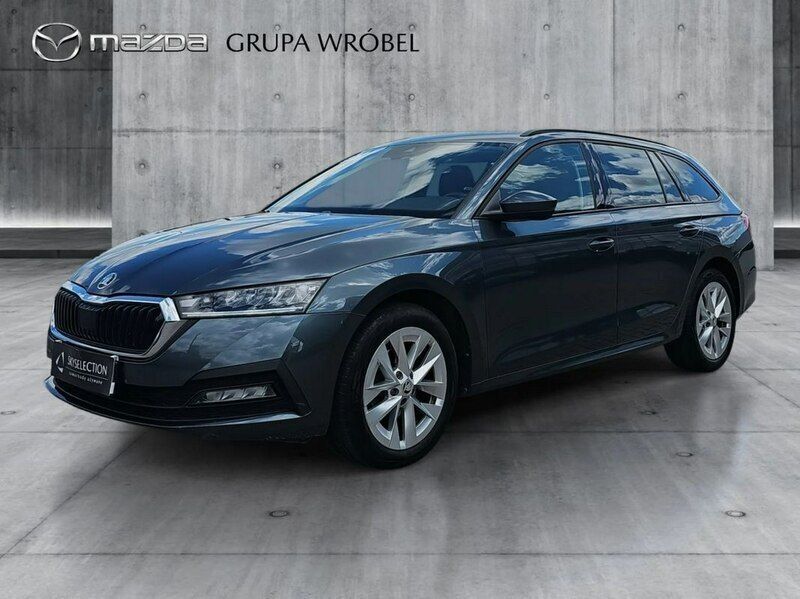 Szary (metalik) Używany 2021 Skoda Octavia Kombi | 83 900 zł (Drogi) - Obraz 1/4