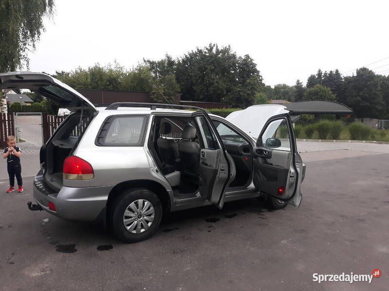 Srebrny Używany 2005 Hyundai Santa Fe SUV | 11 000 zł (Drogi) - Obraz 1/4