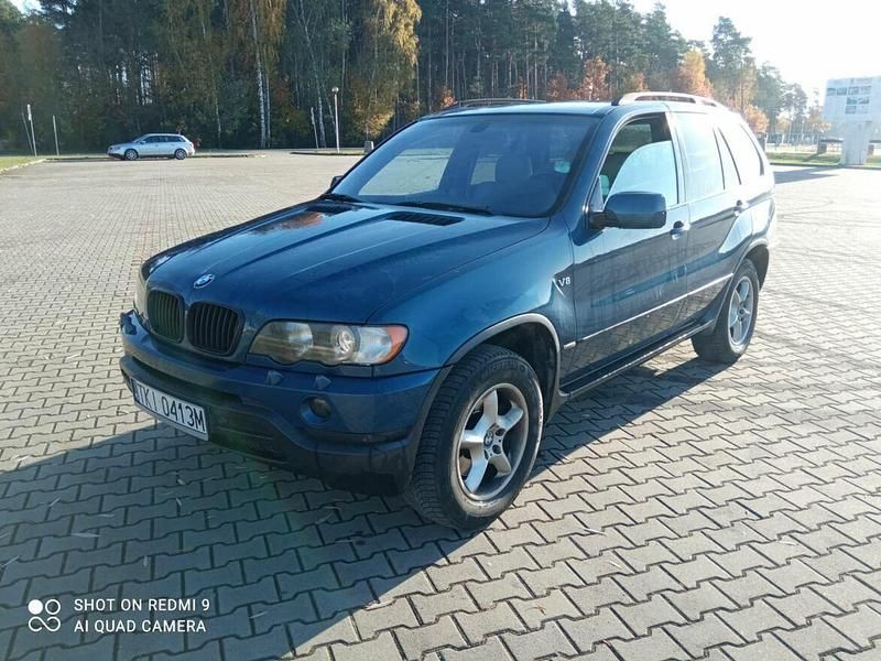 Niebieski Używany 2001 BMW X5 SUV | 14 500 zł (Uczciwa cena) - Obraz 1/4