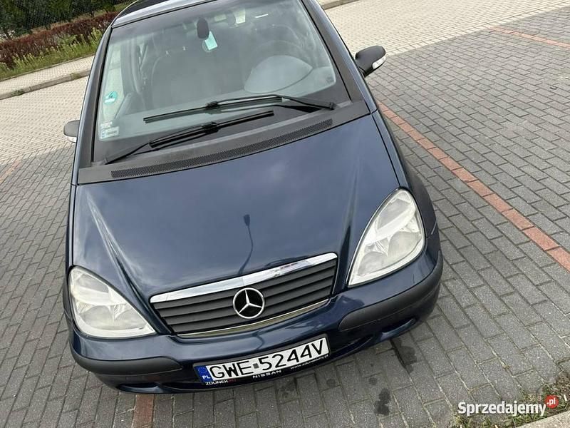 Niebieski (metalik) Używany 2004 Mercedes A170 Hatchback | 4900 zł - Obraz 1/4