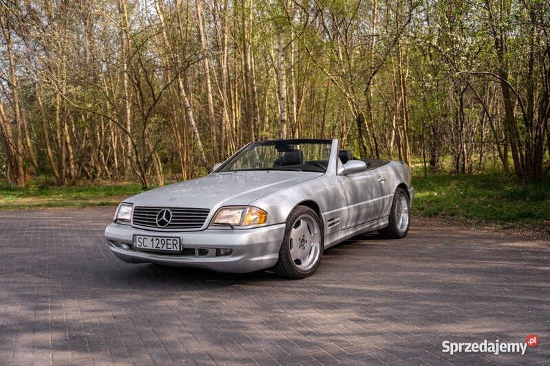 Srebrny Używany 2001 Mercedes SL500 AMG Kabriolet | 110 000 zł - Obraz 1/4