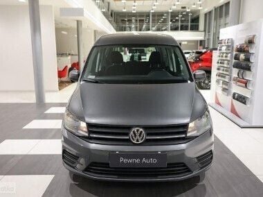 Szary Używany 2018 VW Caddy Trendline Minivan | 62 850 zł (Dość drogi) - Obraz 1/4
