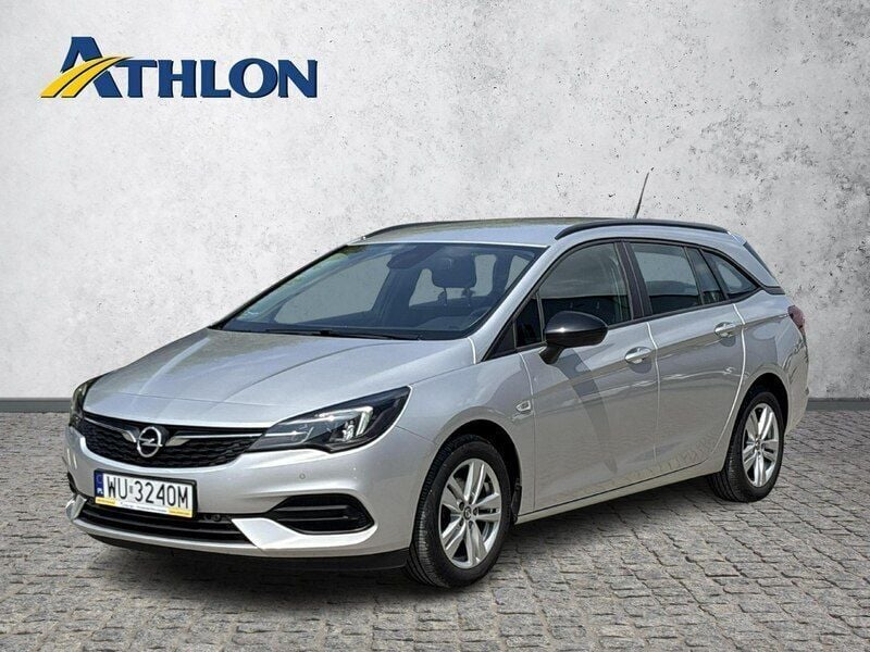 Srebrny (metalik) Używany 2021 Opel Astra Kombi | 59 100 zł (Uczciwa cena) - Obraz 1/4