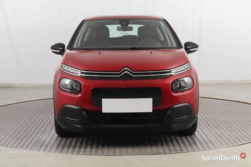Czerwony Używany 2019 Citroën C3 PureTech Hatchback | 35 999 zł (Uczciwa cena) - Obraz 1/4