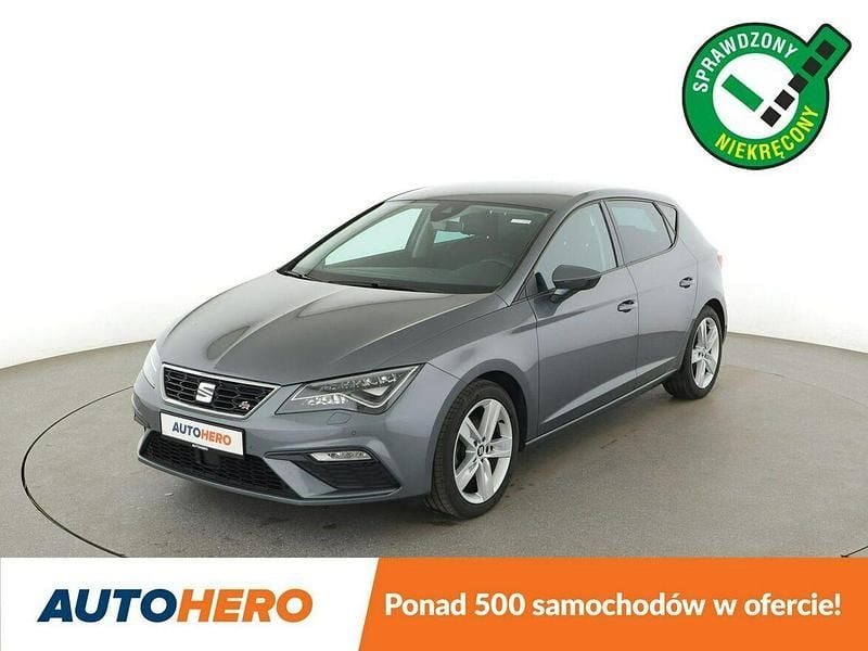 Szary Używany 2017 Seat Leon Hatchback | 54 900 zł (Dość drogi) - Obraz 1/4