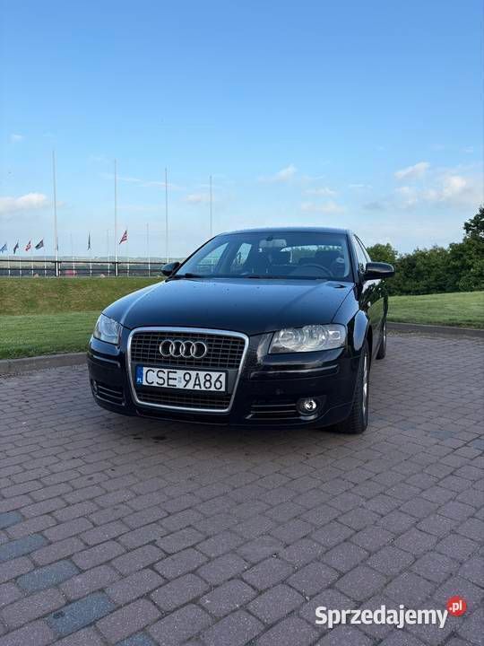 Czarny Używany 2007 Audi A3 Sportback Hatchback | 11 750 zł (Super Cena) - Obraz 1/4