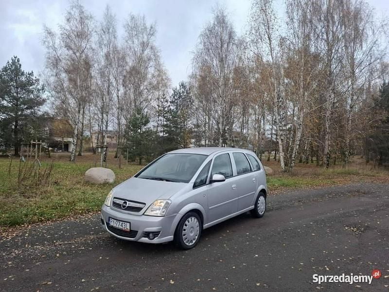 Srebrny Używany 2008 Opel Meriva Minivan | 12 899 zł (Drogi) - Obraz 1/4